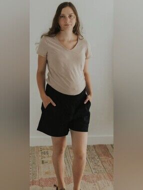 Emme Mama Transitional Cotton Shorts